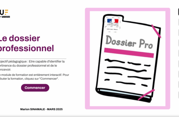 Comment réussir son Dossier Professionnel