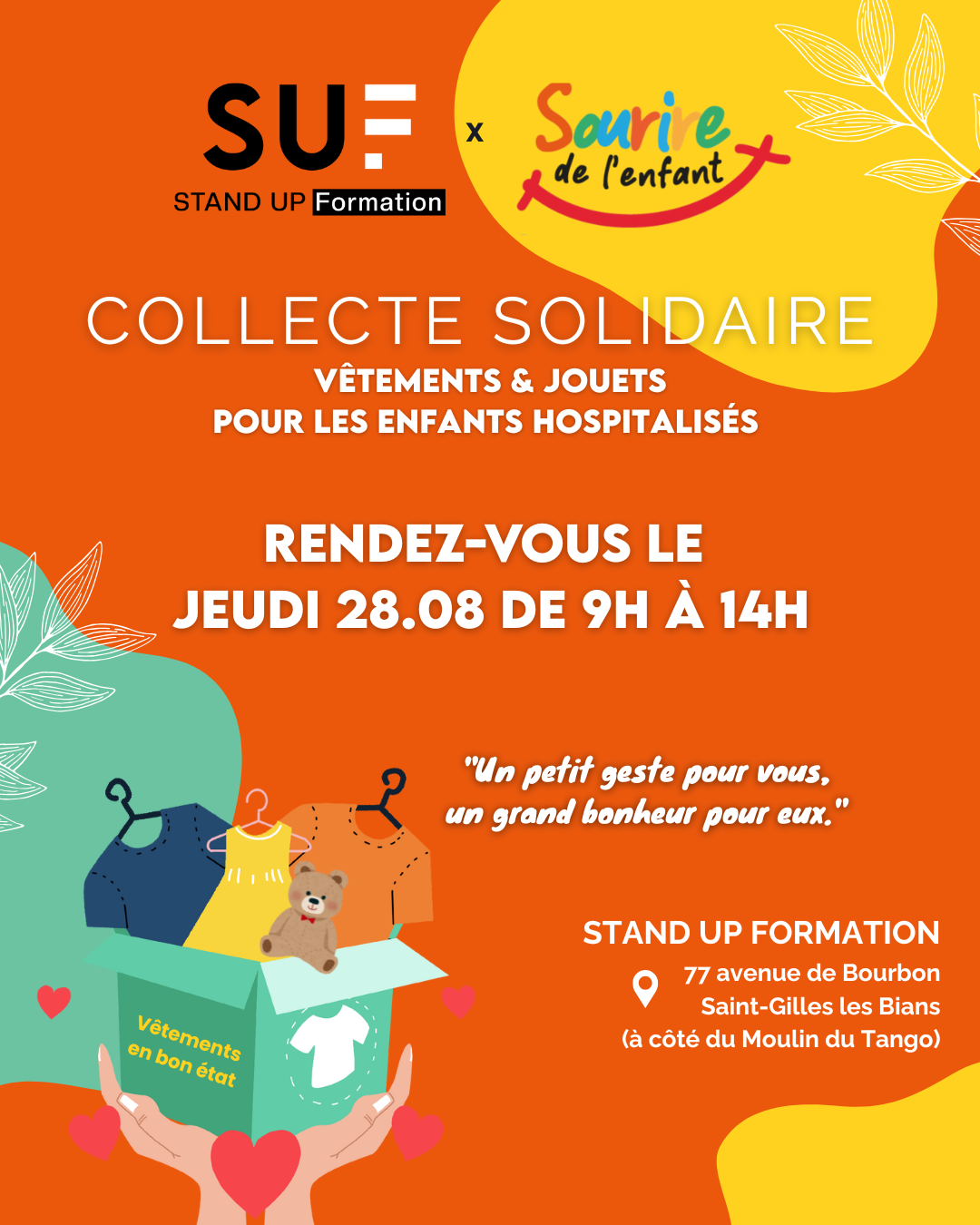 Collecte de Jouets et Vêtements